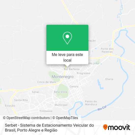 Serbet - Sistema de Estacionamento Veicular do Brasil mapa