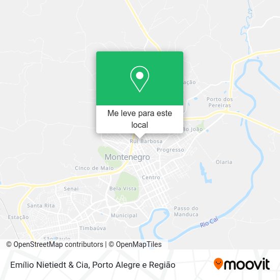 Emílio Nietiedt & Cia mapa