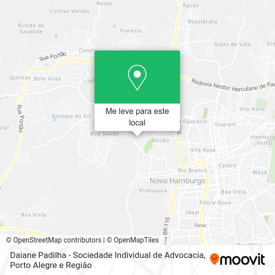 Daiane Padilha - Sociedade Individual de Advocacia mapa