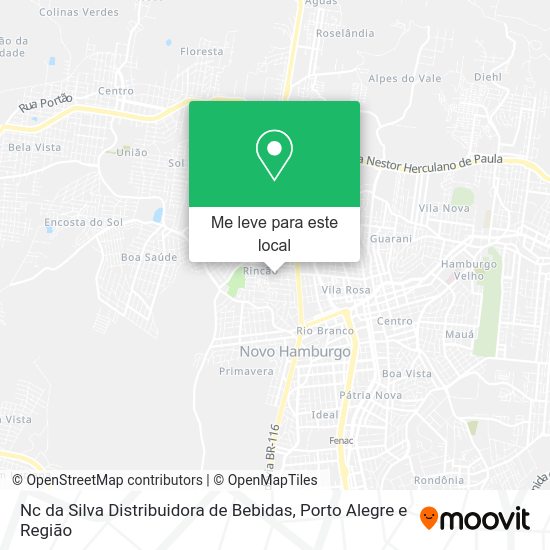 Nc da Silva Distribuidora de Bebidas mapa