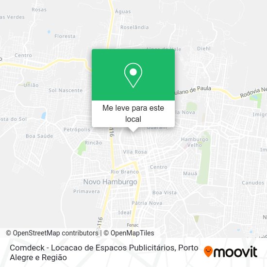 Comdeck - Locacao de Espacos Publicitários mapa