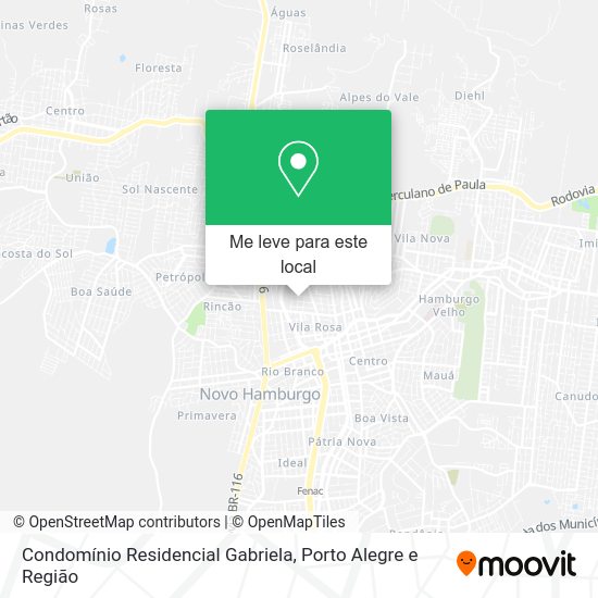 Condomínio Residencial Gabriela mapa