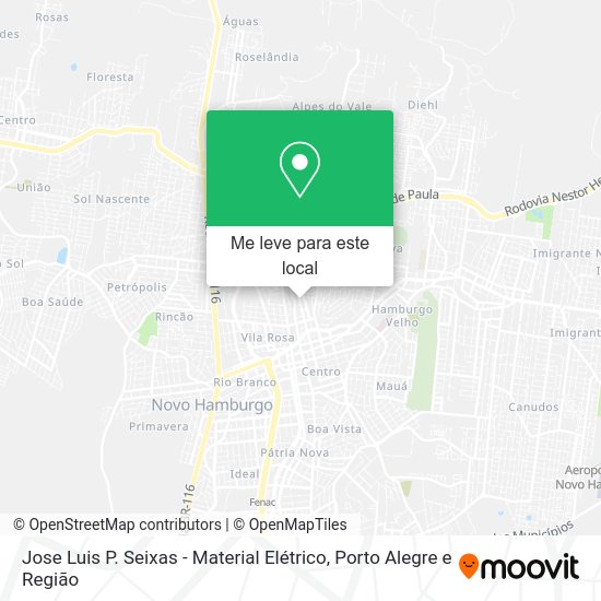 Jose Luis P. Seixas - Material Elétrico mapa