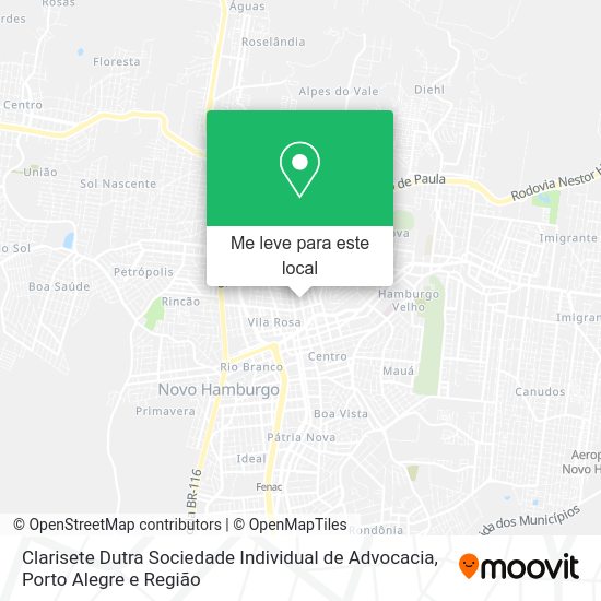 Clarisete Dutra Sociedade Individual de Advocacia mapa
