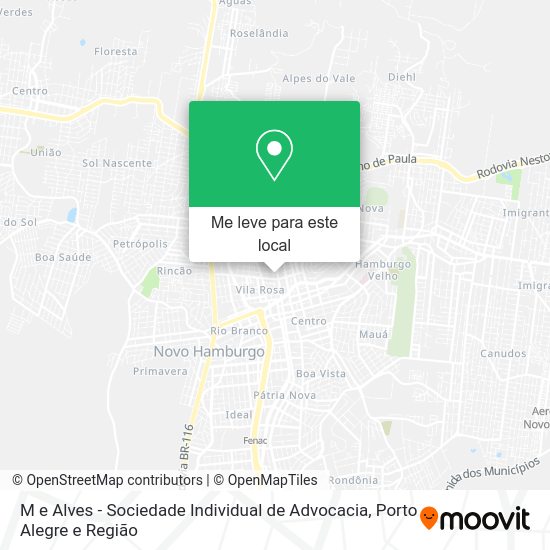 M e Alves - Sociedade Individual de Advocacia mapa