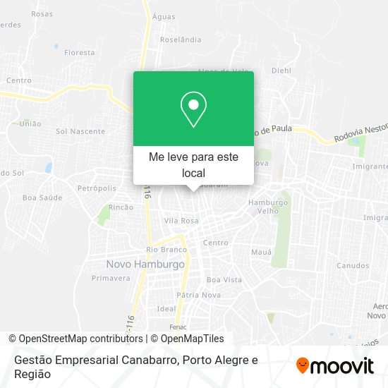 Gestão Empresarial Canabarro mapa