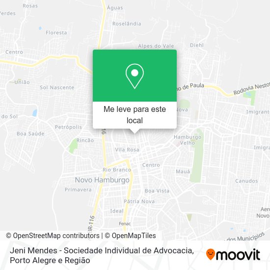 Jeni Mendes - Sociedade Individual de Advocacia mapa