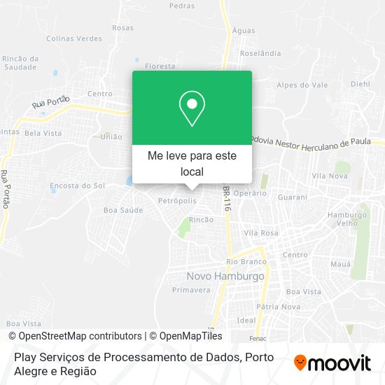 Play Serviços de Processamento de Dados mapa