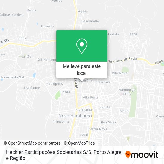 Heckler Participações Societarias S / S mapa