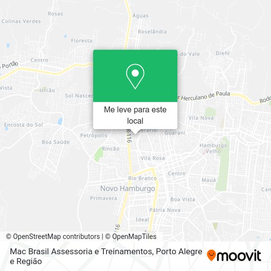 Mac Brasil Assessoria e Treinamentos mapa
