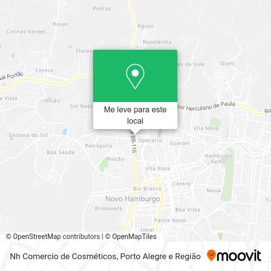 Nh Comercio de Cosméticos mapa