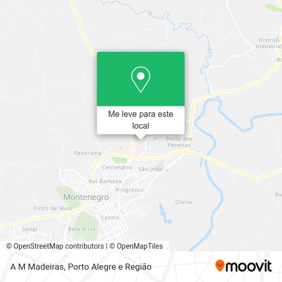 A M Madeiras mapa