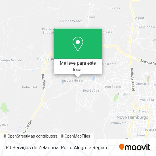RJ Serviços de Zeladoria mapa