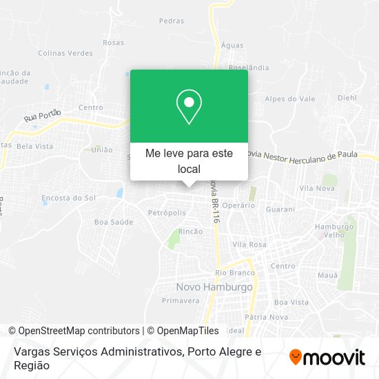 Vargas Serviços Administrativos mapa