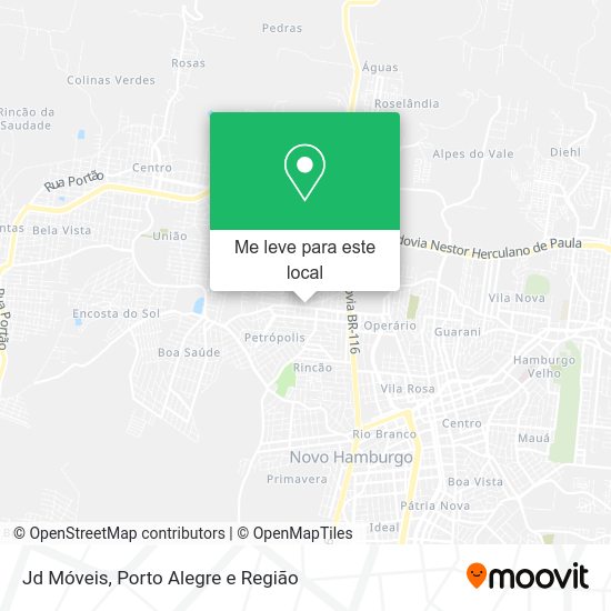 Jd Móveis mapa