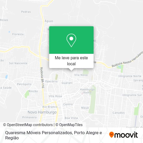Quaresma Móveis Personalizados mapa