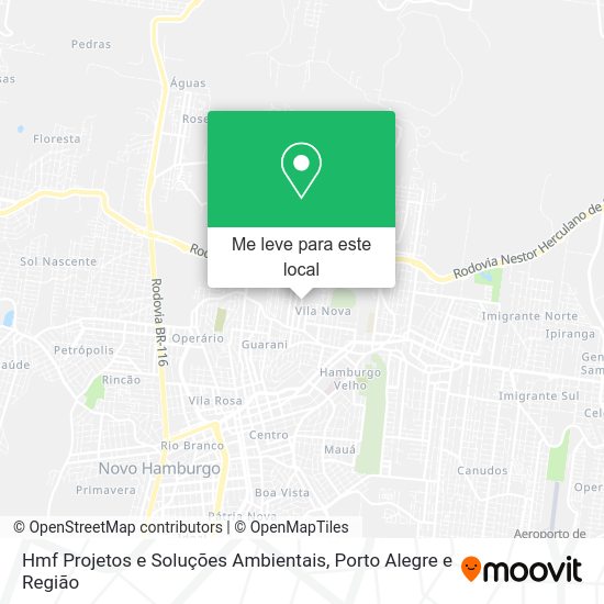 Hmf Projetos e Soluções Ambientais mapa