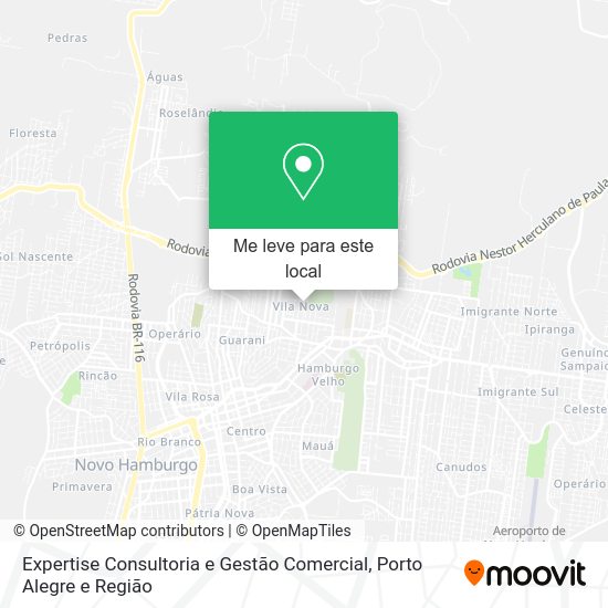 Expertise Consultoria e Gestão Comercial mapa