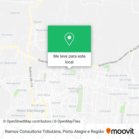 Ramos Consultoria Tributária mapa