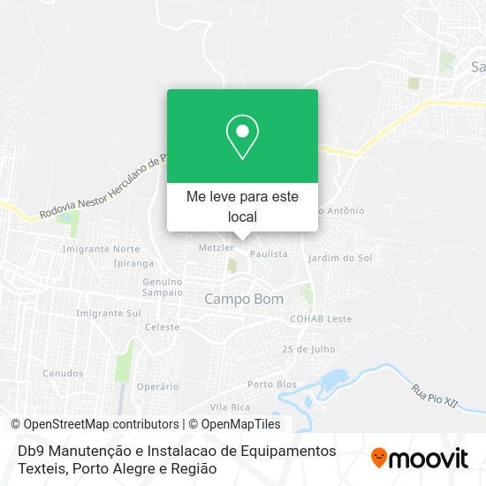 Db9 Manutenção e Instalacao de Equipamentos Texteis mapa