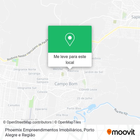 Phoemix Empreendimentos Imobiliários mapa
