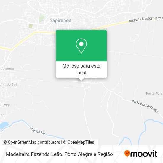 Madeireira Fazenda Leão mapa