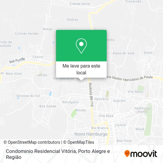 Condominio Residencial Vitória mapa