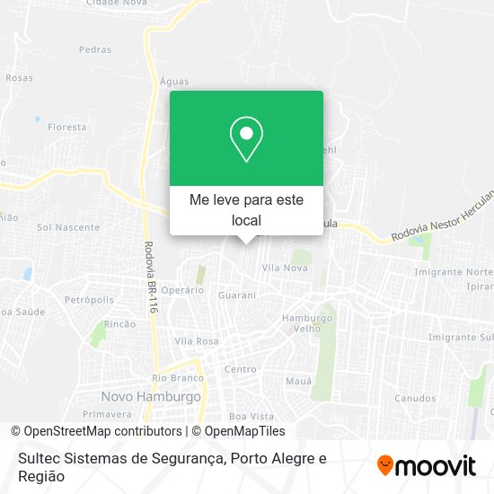 Sultec Sistemas de Segurança mapa