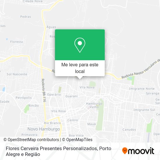 Flores Cerveira Presentes Personalizados mapa