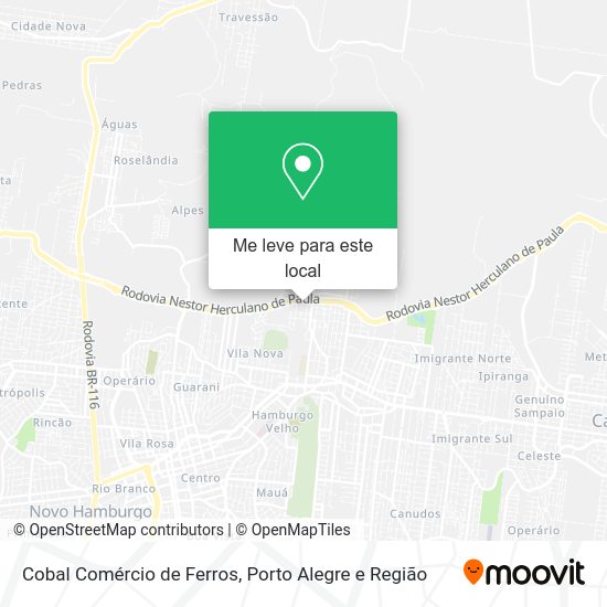 Cobal Comércio de Ferros mapa