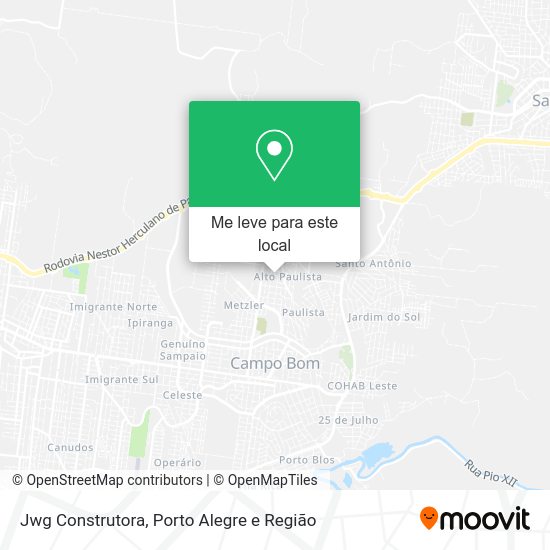 Jwg Construtora mapa