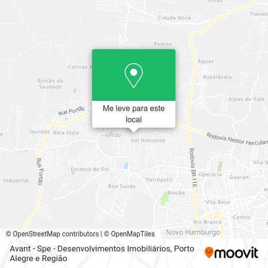 Avant - Spe - Desenvolvimentos Imobiliários mapa