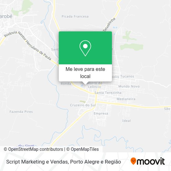 Script Marketing e Vendas mapa