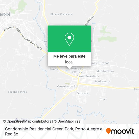 Condomínio Residencial Green Park mapa