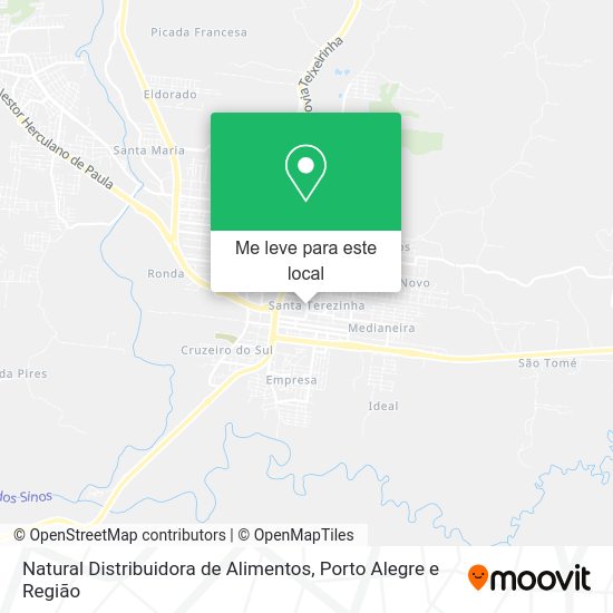 Natural Distribuidora de Alimentos mapa