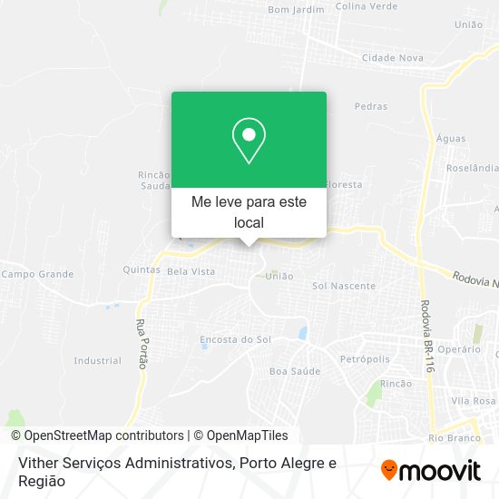 Vither Serviços Administrativos mapa