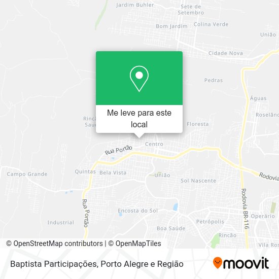 Baptista Participações mapa