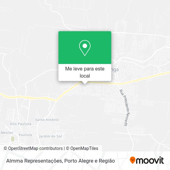 Almma Representações mapa