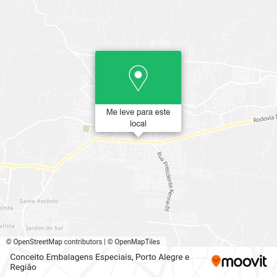 Conceito Embalagens Especiais mapa