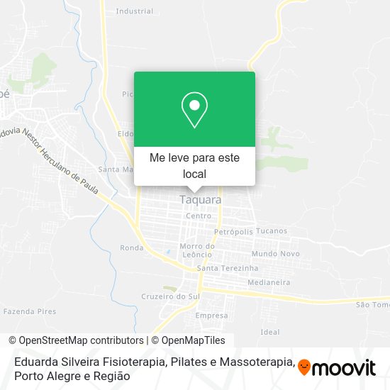 Eduarda Silveira Fisioterapia, Pilates e Massoterapia mapa