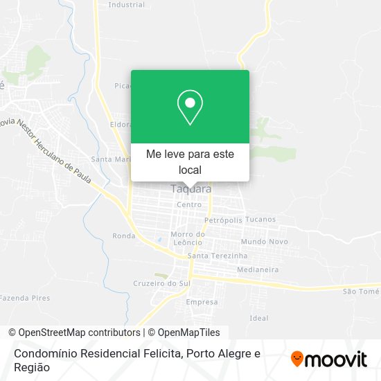 Condomínio Residencial Felicita mapa