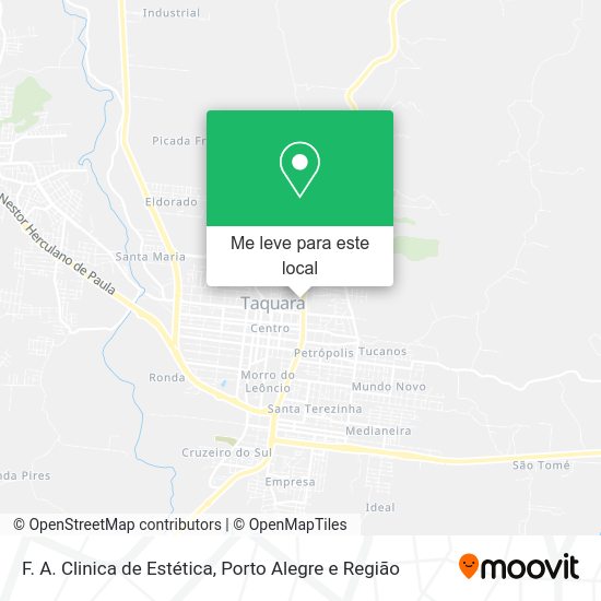 F. A. Clinica de Estética mapa
