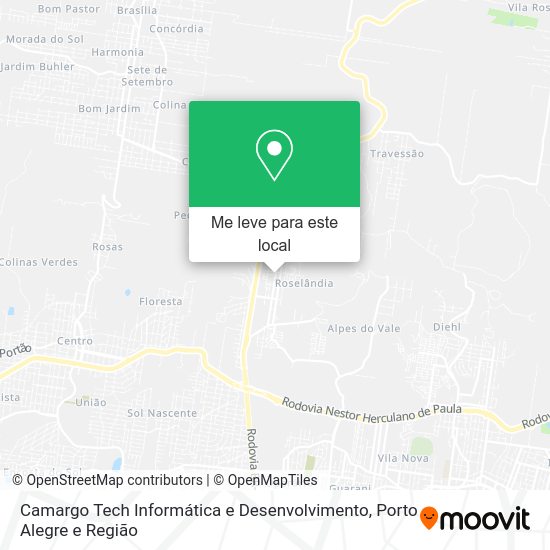 Camargo Tech Informática e Desenvolvimento mapa
