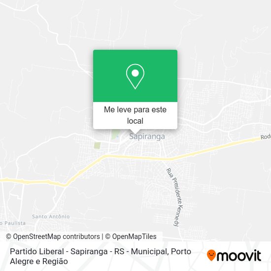 Partido Liberal - Sapiranga - RS - Municipal mapa