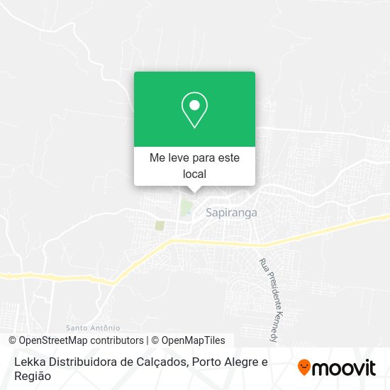 Lekka Distribuidora de Calçados mapa