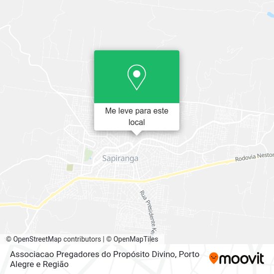 Associacao Pregadores do Propósito Divino mapa