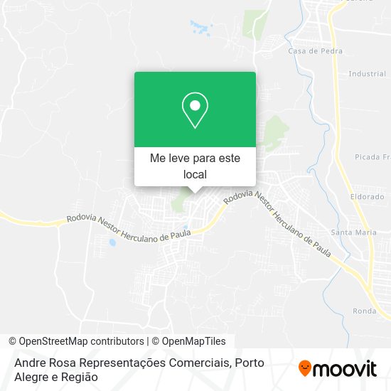 Andre Rosa Representações Comerciais mapa