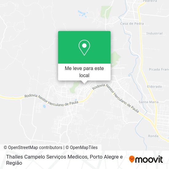 Thalles Campelo Serviços Medicos mapa