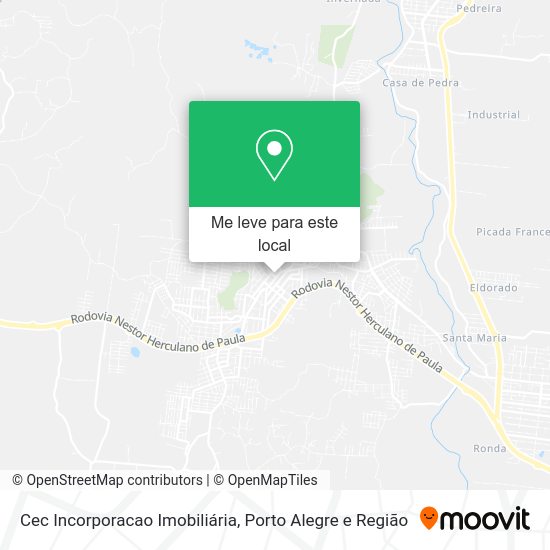 Cec Incorporacao Imobiliária mapa