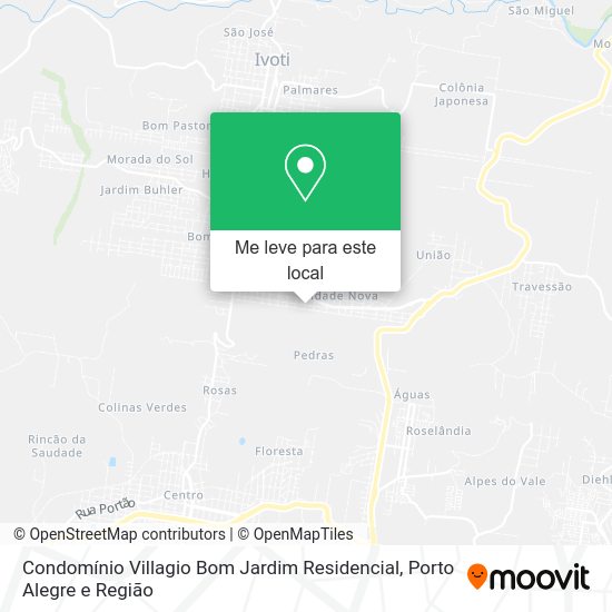 Condomínio Villagio Bom Jardim Residencial mapa